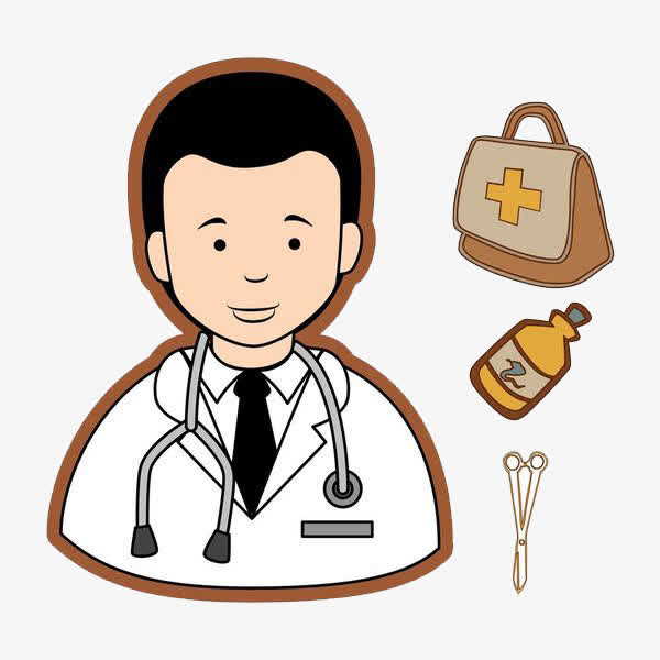 医生脖子上的听诊器