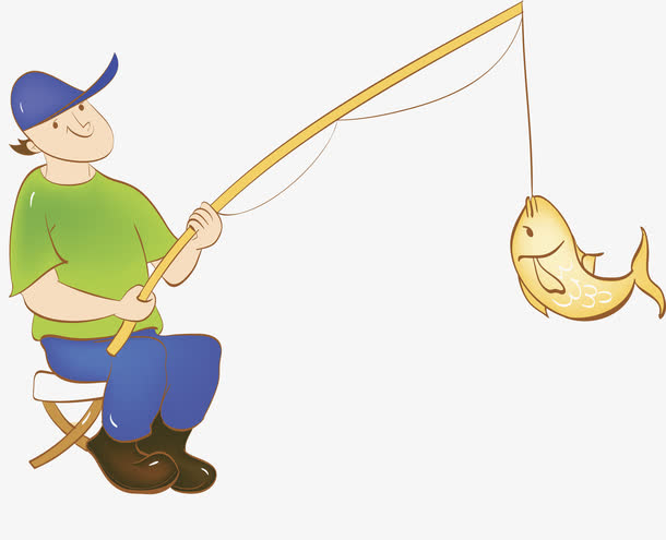 关键词 : 手绘,鱼竿,卡通,插画,封面,渔夫,多彩,鱼,通用[声明] 觅元素