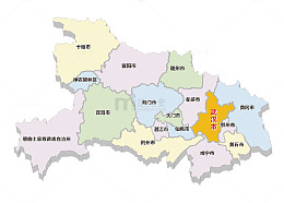 湖北地形图