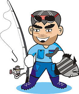 收获的渔民