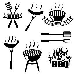 BBQ烧烤图标PNG