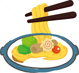 卡通碗快到碗里来