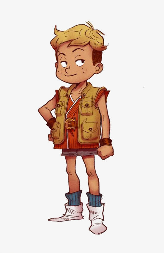 关键词 : 黄色头发,黄色马甲,帅气少年,免扣png,创意,ppt[声明] 觅