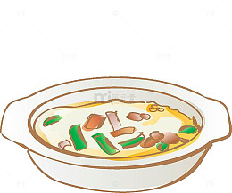 盘子里的美食