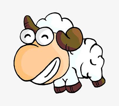 卡通小绵羊