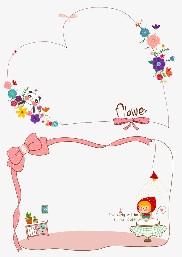 关键词 : 卡通画框,边框,相框,设计素材