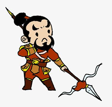 卡通水浒传英雄人物psd源文件