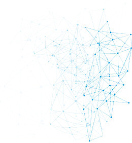 蓝色简约科幻线条