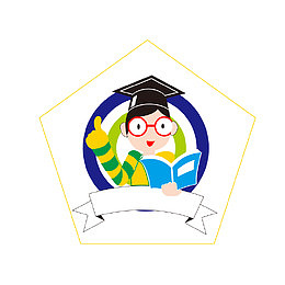 卡通博士老师矢量图