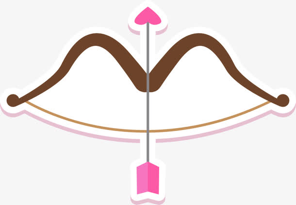 情人节丘比特弓箭免抠素材免费下载_觅元素51yuansu.com