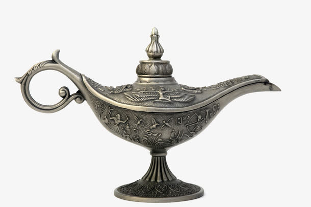 古铜色阿拉丁神灯