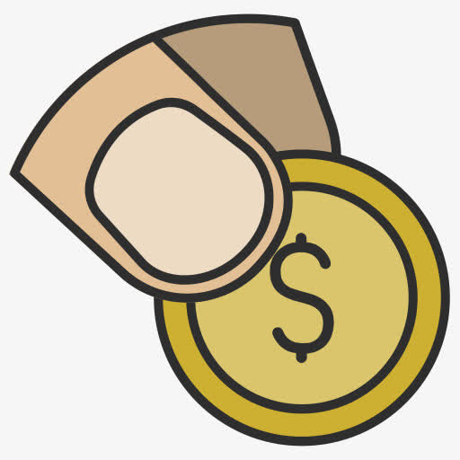 现金硬币美元手指手付款店店支付