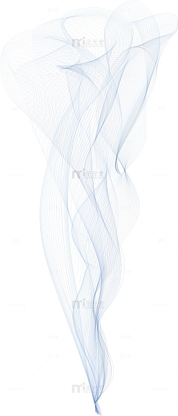 蓝色的烟雾笔刷设计