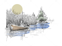 素描风景下载
