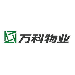 黑色万科物业logo标志