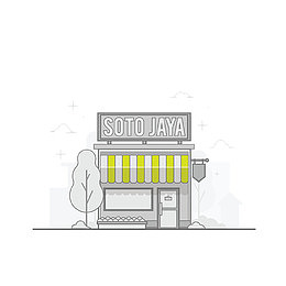 关门的店铺门面