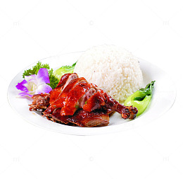 烧鸭饭鸭腿饭