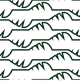 线描山峦背景装饰矢量图