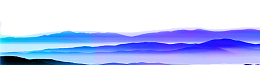 蓝色山峦装饰
