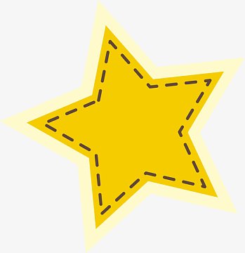 卡通可爱五角星图