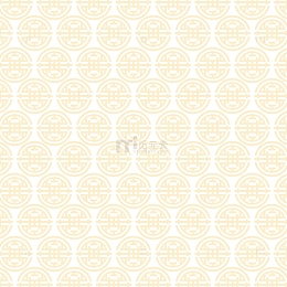 中国风黄色圆圈背景