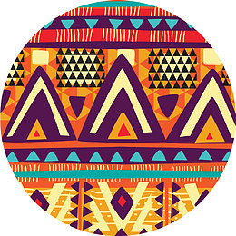 异域风情花纹装饰