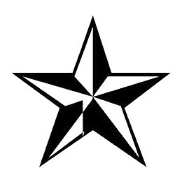 黑白五角星