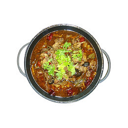 香菇铁锅炖鸡