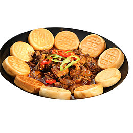 圆饼铁锅炖鸡
