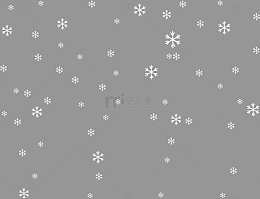 白色漂浮雪花