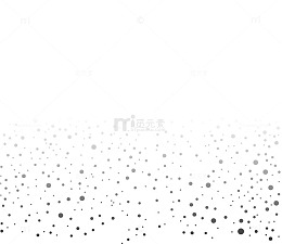 冬日白色漂浮雪花