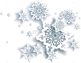 雪花冬雪雪花素材