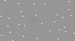 冬日白色斑点雪花