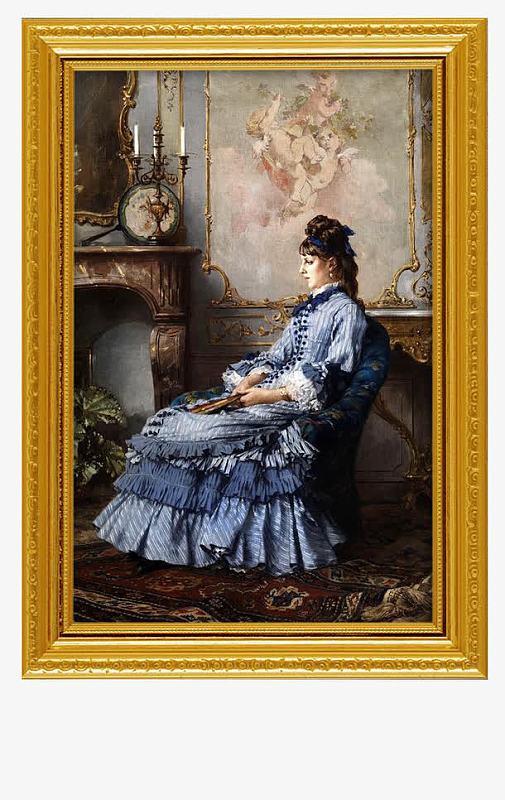 古典油画素材_古典油画图片元素-觅元素