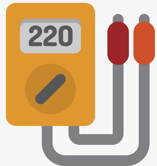 电压表矢量卡通修电装备