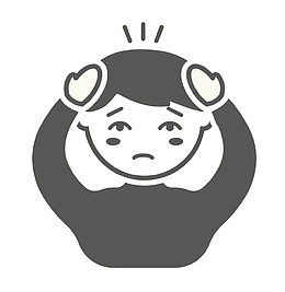 摸头的男孩