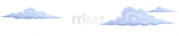灰色冬日下雪云朵