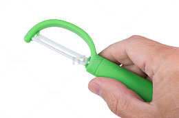 实物手拿水果削皮器
