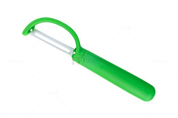 实物绿色水果削皮器