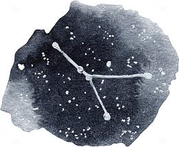 十二星座星星排样素材