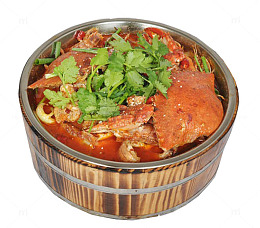 肉蟹煲图