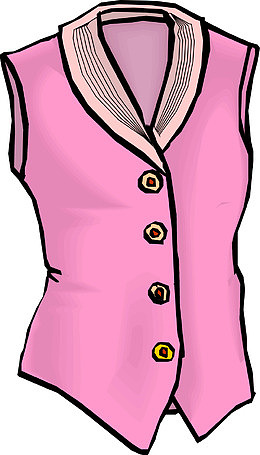 粉色矢量服装