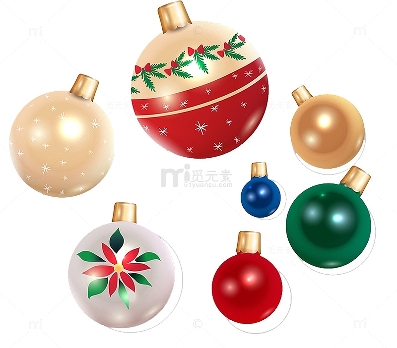 圣诞节铃铛装饰球