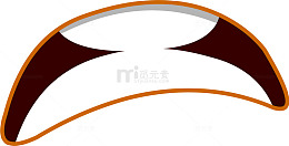 黄色龇牙咧嘴