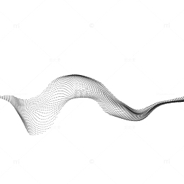 矢量动感波点元素图案