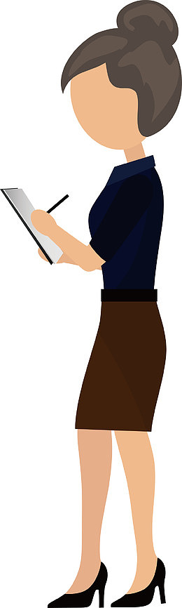 插画女人