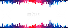 五四青年节炫彩活力边框