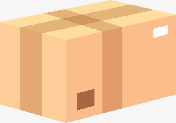 封装好的快递纸箱