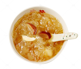 家常熬制银耳羹
