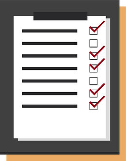 黑色简约愿望册子